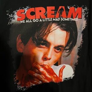 Black Scream Graphic T-Shirt